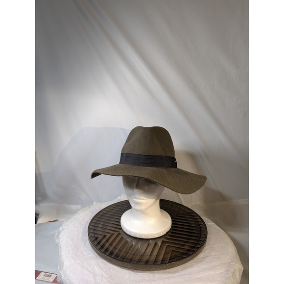 The Original Moussy Hats Accessories - The Original Moussy Hats Olive Green Wide Brim Fedora Style Hat